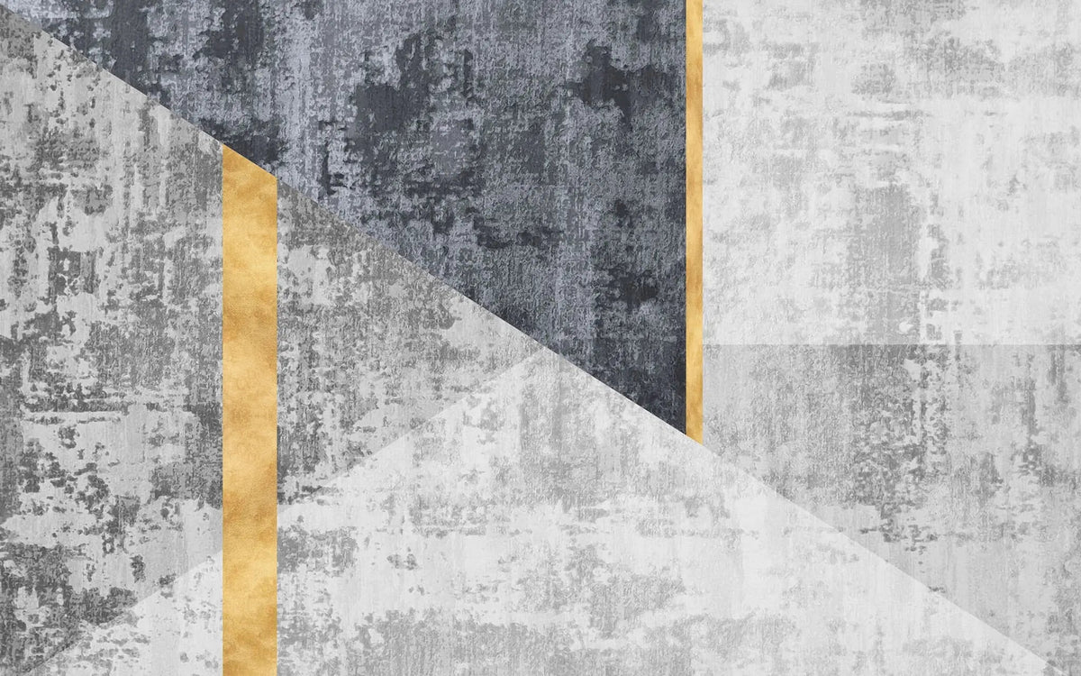 Tapet personalizat modern cu forme abstracte in stil industrial industrial shades