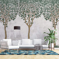 Tapet personalizat forest cu copaci in stil celtic celtic trees