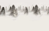 Tapet personalizat forest cu muntii tianzi din china aflati sub ceata tianzi mountains