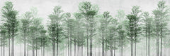 Tapet Personalizat Forest cu padure de bambus verde - BAMBOO TREES