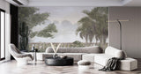 Tapet Personalizat Forest cu vedere la munti si vegetatie - TROPICAL VIEWPOINT