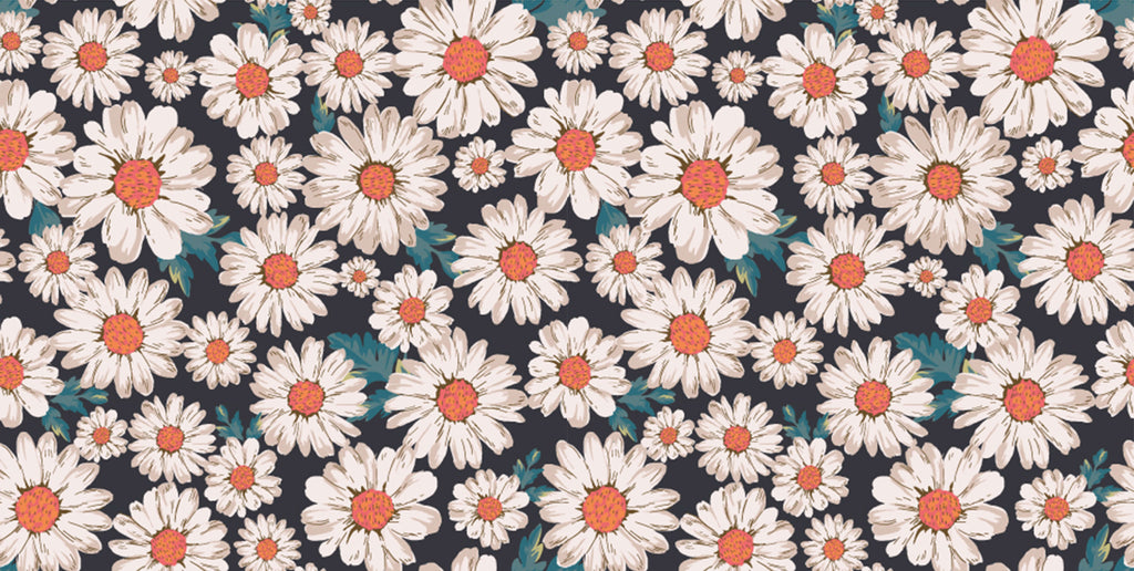 Tapet personalizat - DARK DAISY