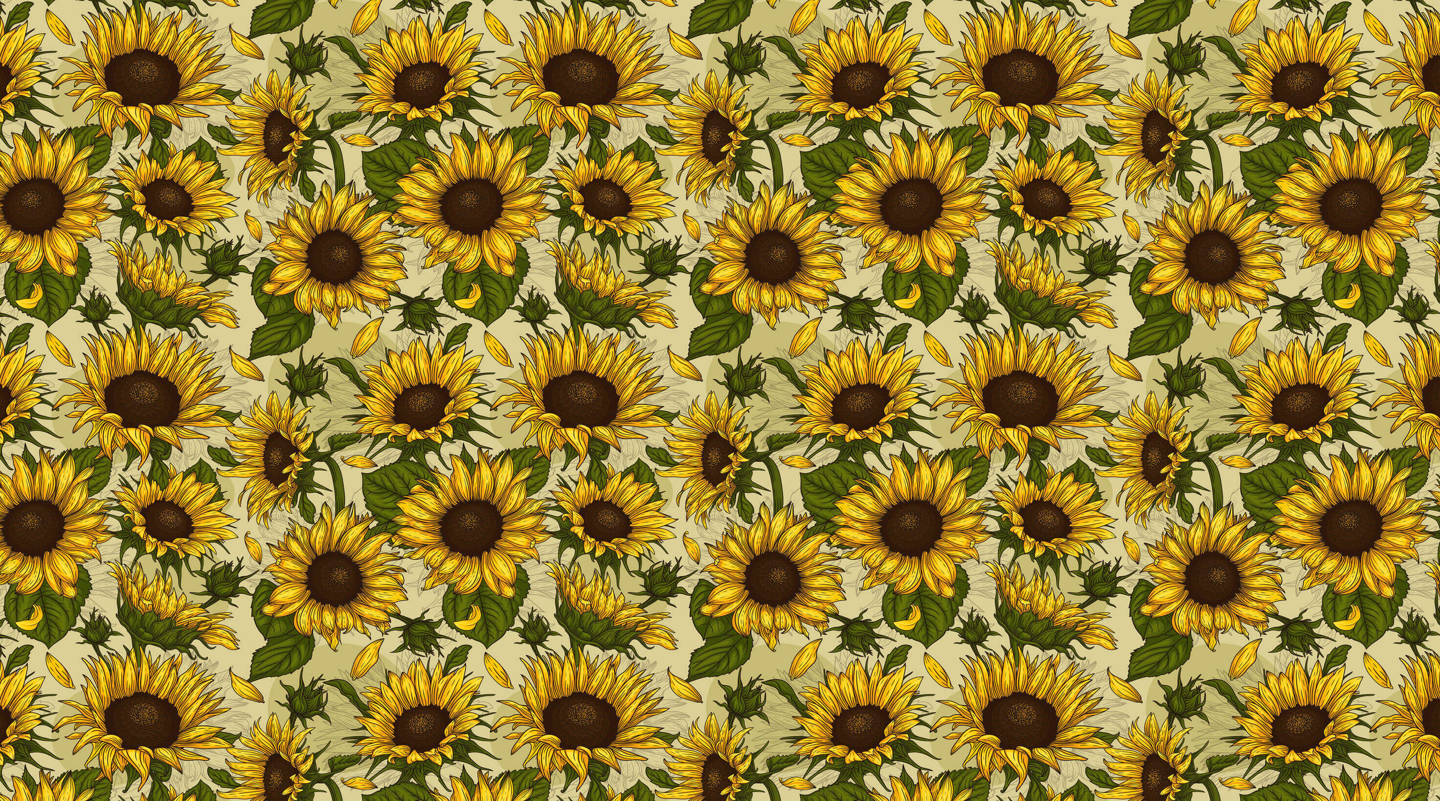 Tapet personalizat - SUNFLOWER FIELD
