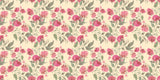 Retro Hibiscus Personalised Wallpaper