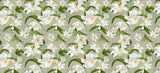 Green Lily Personalised Wallpaper