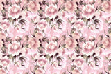 Tapet personalizat floral cu tipar de flori cu petale roz pink pattern