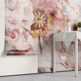 Tapet personalizat floral cu floare de mac rosu red poppy
