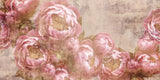 Tapet personalizat floral cu flori de bujori venetieni roz venetian peonies
