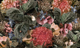 Tapet personalizat floral in stil baroc cu flori multicolore floral baroque
