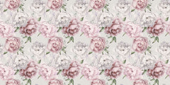 Light Pink Peonies Personalised Wallpaper