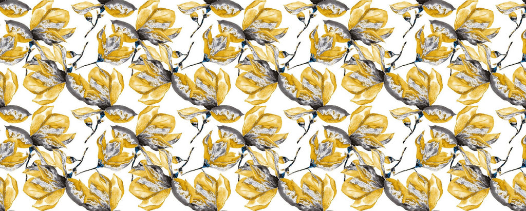 Tapet personalizat - YELLOW MAGNOLIA