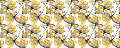 Yellow Magnolia Personalised Wallpaper