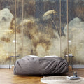 Tapet personalizat floral cu flori delicate de gipsophila creand un aspect pufos si visator ideal pentru o atmosfera romantica gypsophilia