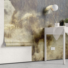 Tapet personalizat floral cu flori delicate de gipsophila creand un aspect pufos si visator ideal pentru o atmosfera romantica gypsophilia