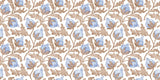 Blue Cotton Personalised Wallpaper