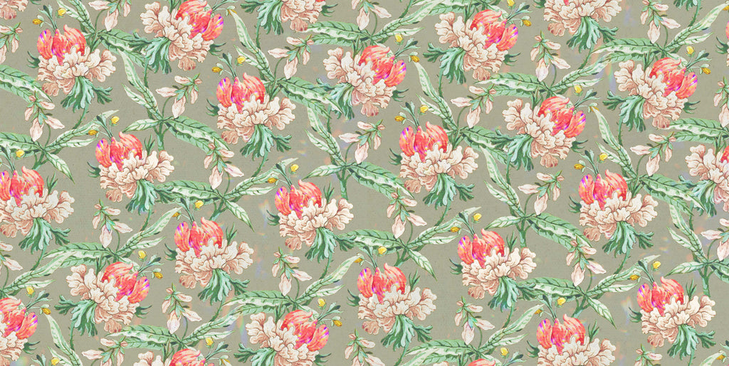 Tapet personalizat - VIBRANT CLASSY PATTERN