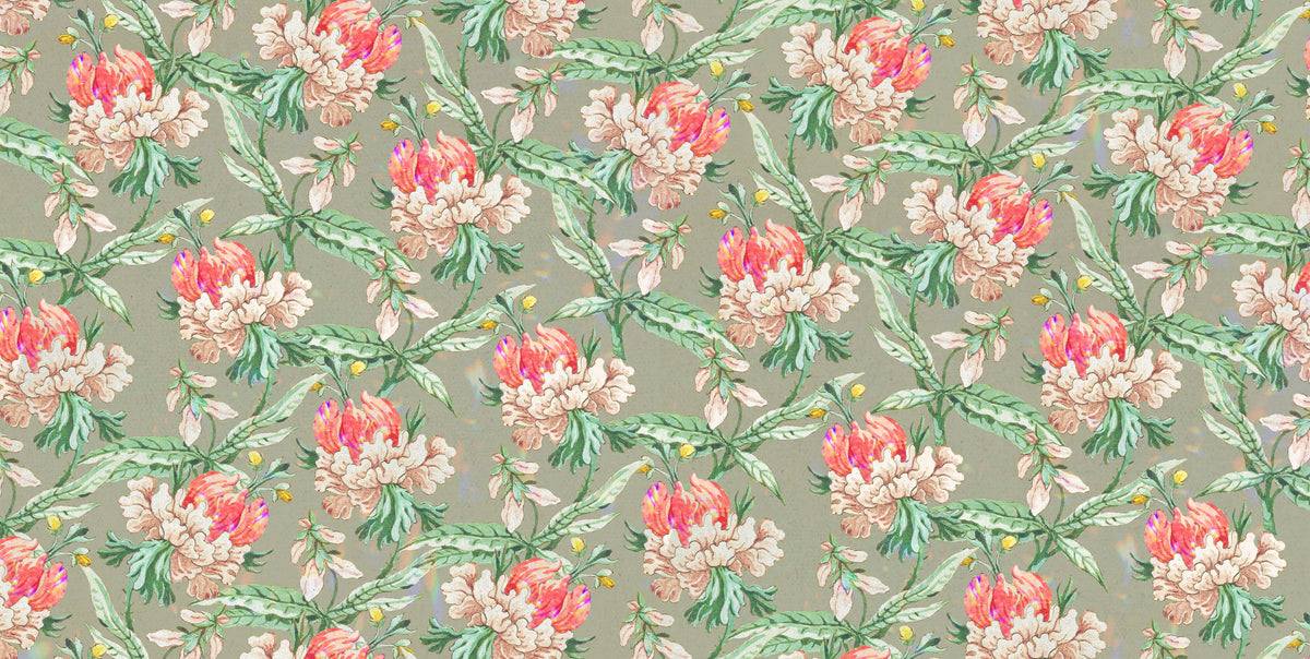 Vibrant Classy Pattern Personalised Wallpaper