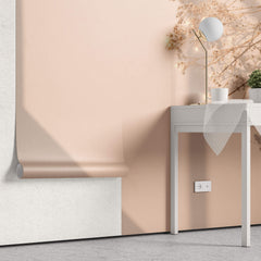 Fototapet Personalizat Floral cu floarea miresei stralucitoare si fundal roz de apus - SHINY GYPSOPHILA