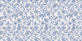 Dutch Floral Pattern Personalised Wallpaper