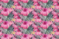 Pink Hibiscucs Personalised Wallpaper