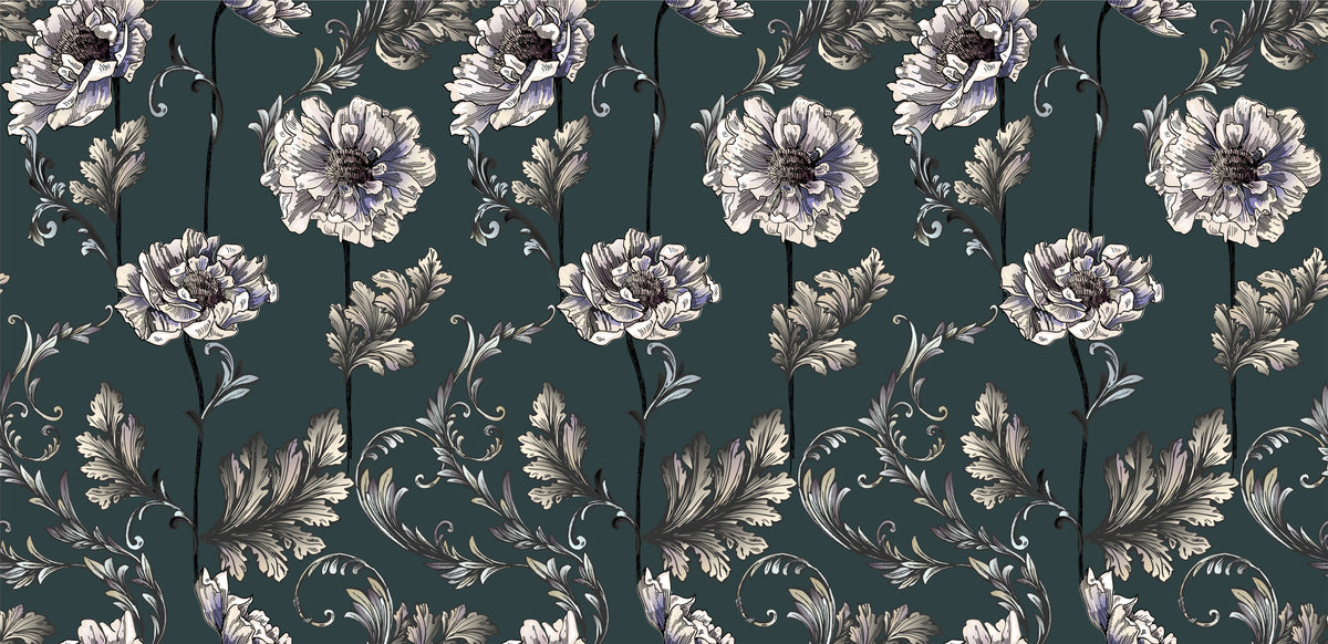 Hand-drawn Elegance Personalised Wallpaper