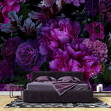 Fototapet Personalizat Floral cu bujori roz vibrant - PINK VIVID PEONIES