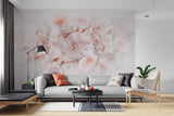 Fototapet Personalizat Floral cu trandafiri roz - WATERDROP ROSES