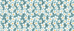 Cartoon Daisies Personalised Wallpaper
