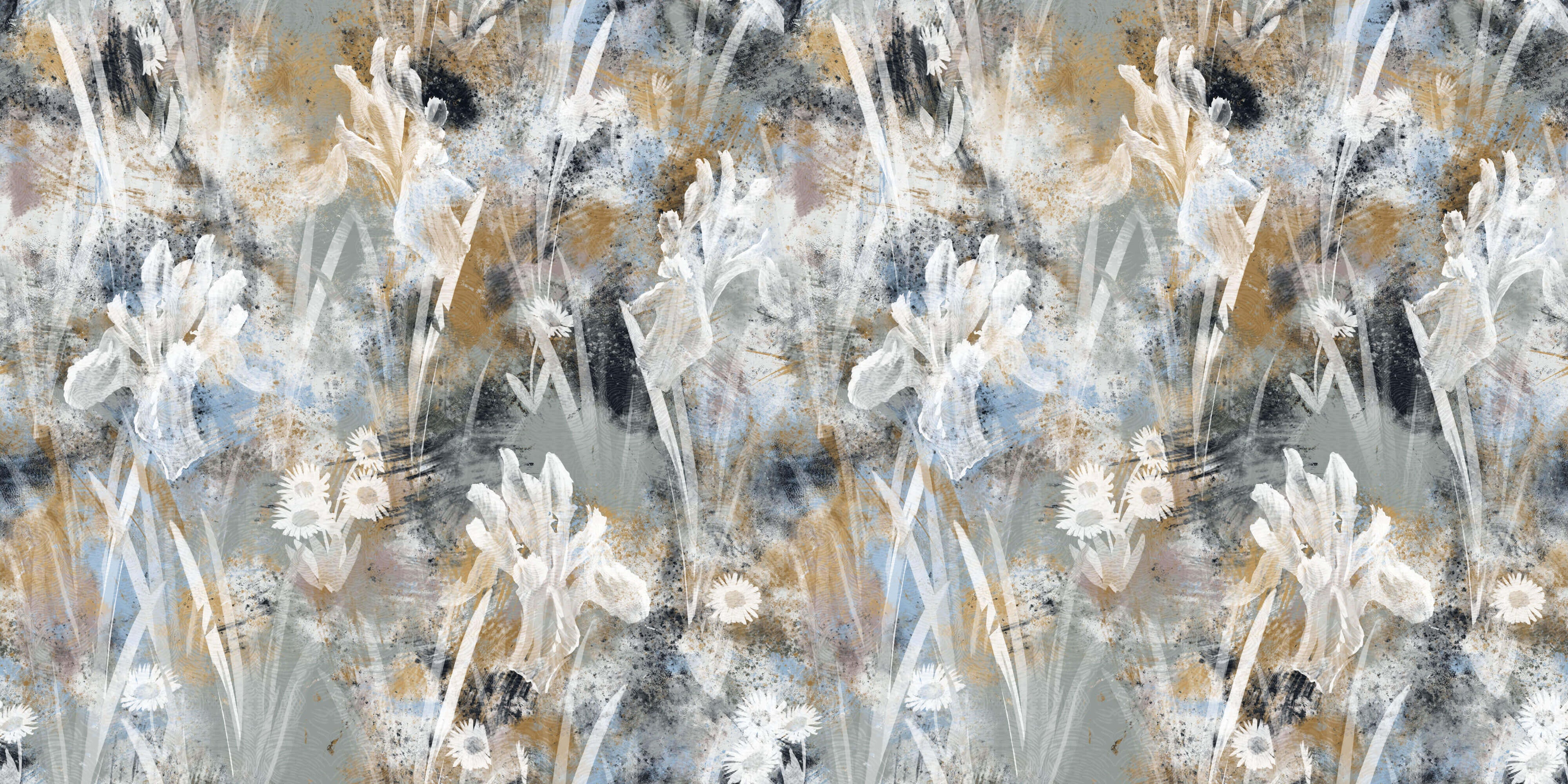 Tapet personalizat - ABSTRACT PETALS II