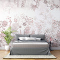 Tapet Personalizat Floral cu peisaj floral in nuante de roz - WINTER PINK FLOWERS