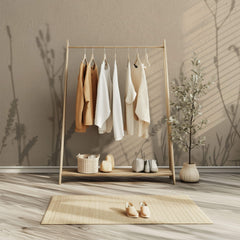 Fototapet Personalizat Floral cu umbre de plante pe un perete in stil plaster - GENTLE SHADOWS