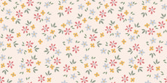 Tiny Pastel Flowers Personalised Wallpaper