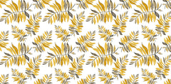 Yellow Autumn Personalised Wallpaper