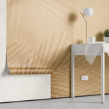 Tapet personalizat leaf cu umbre de frunze de palmier in tonuri calde warm palm shades