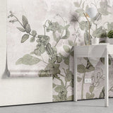 Tapet personalizat leaf cu frunze de menta salbatica wild mint
