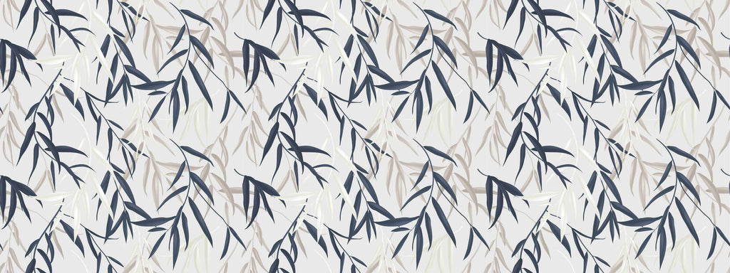 Tapet personalizat - BLUEISH BEIGE BAMBOO