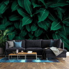 Fotoapet Personalizat Leaf cu tufis de frunze verzi - WITHIN THE SHADOWS
