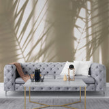 Tapet Personalizat Leaf cu umbre de frunze de palmier pe fundal texturat - TEXTURED SILHOUETTE