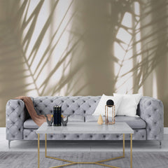 Tapet Personalizat Leaf cu umbre de frunze de palmier pe fundal texturat - TEXTURED SILHOUETTE