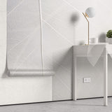 Fototapet Personalizat Leaf cu frunza decorativa alba cu fundal estompat - THIN WHITE LEAF