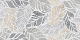 Tapet Personalizat Leaf cu forme de frunze si texturi mixte in nuante de bej si gri - SEE THROUGH TEXTURE