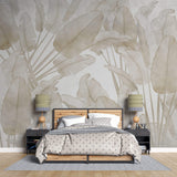 Tapet Personalizat Leaf cu frunze crem de bananier - COFFEE LEAVES