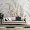 Tapet Personalizat Leaf cu frunze rozalii de palmier - DELIGHTING NATURE