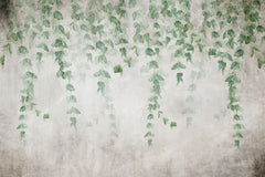 Tapet Personalizat Leaf cu frunze mici verzi cazatoare estompate - STAMP WATERCOLOR LEAVES