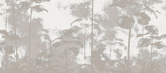 Tapet Personalizat Leaf cu palmieri bej intr-o textura embosata - EMBOSSED PALMS