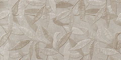 Tapet Personalizat Leaf cu frunze de bambus bej intr-o textura embosata - EMBOSSED BAMBOO