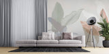 Tapet Personalizat Leaf cu frunze pastel cu textura de fundal - HEAVENLY LEAF