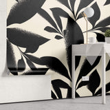 Tapet Personalizat Leaf cu frunze pictate in stil japonez - JAPANESE LEAVES
