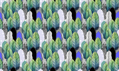 Artistic Leaves Personalised Wallpaper