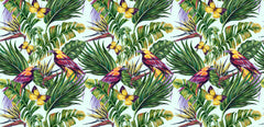 Butterflies & Birds Of Paradise Personalised Wallpaper